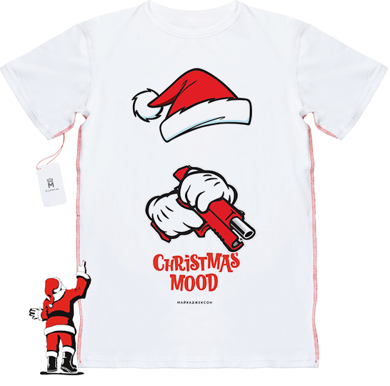 МАЙКАДЖЕКСОН - Christmas Mood – Новогодняя футболка